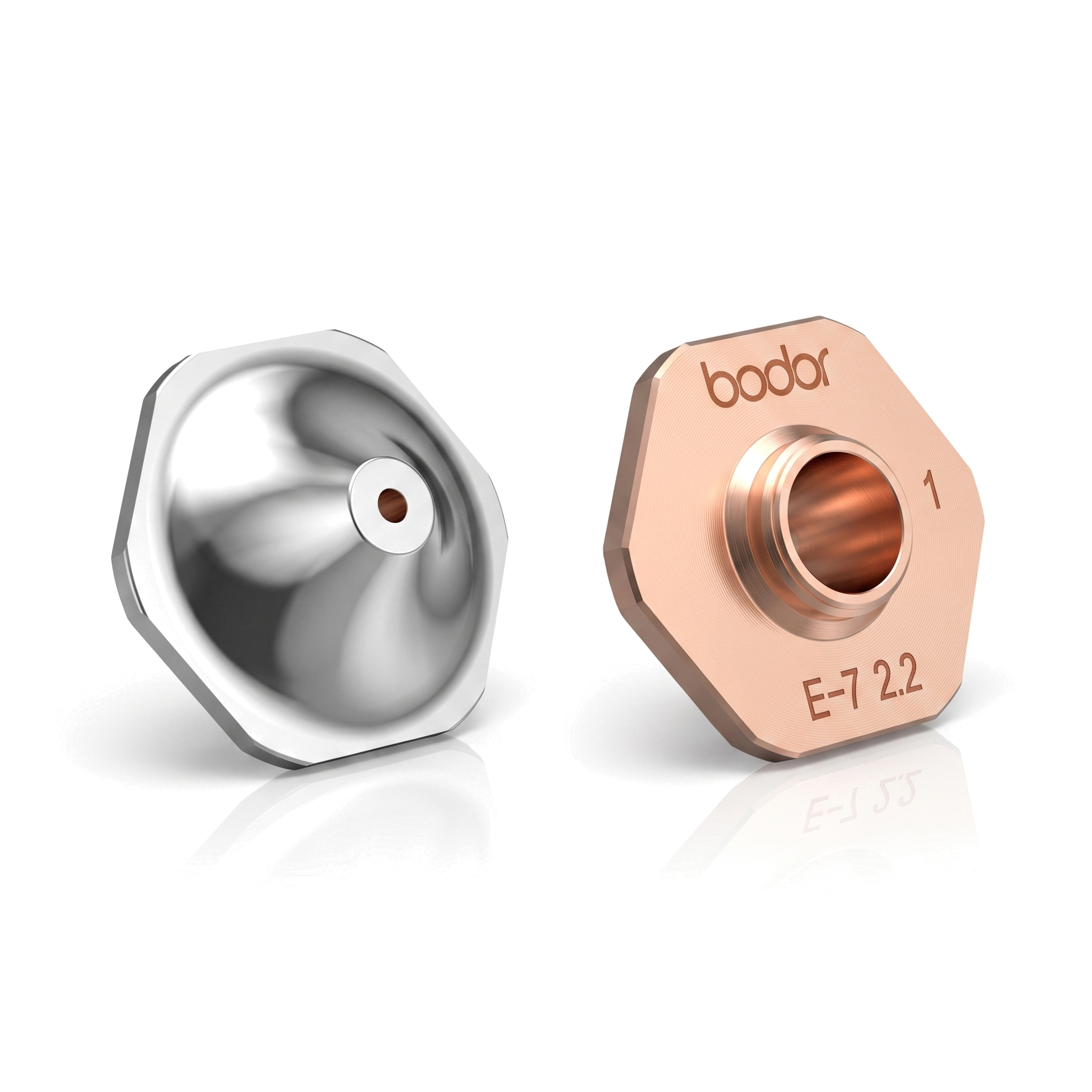 Bodor enkele nozzle chroom zonder trap
