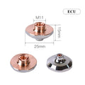 Dubbele nozzle ECU verchroomd