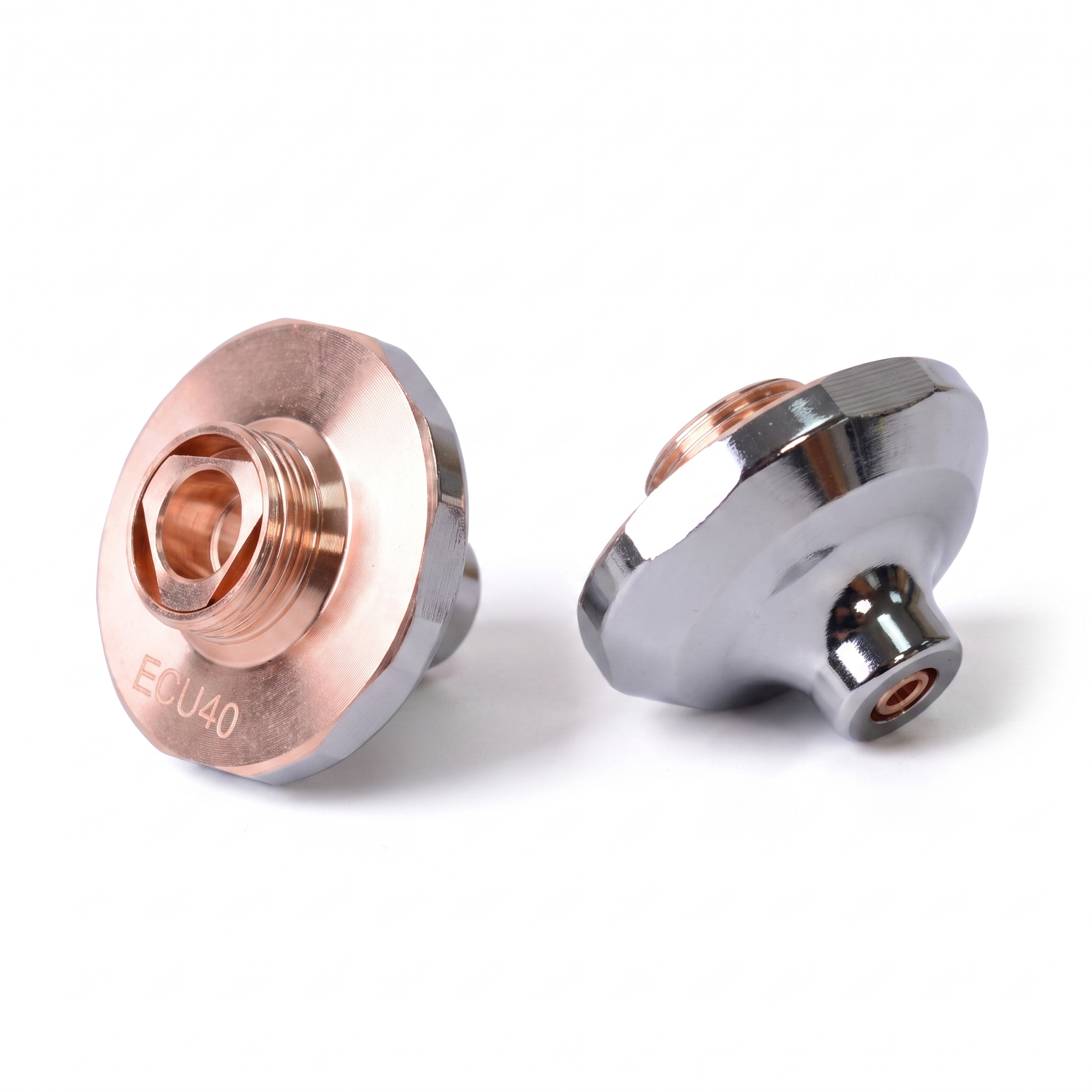 HSG ECU dubbele nozzle verchroomd