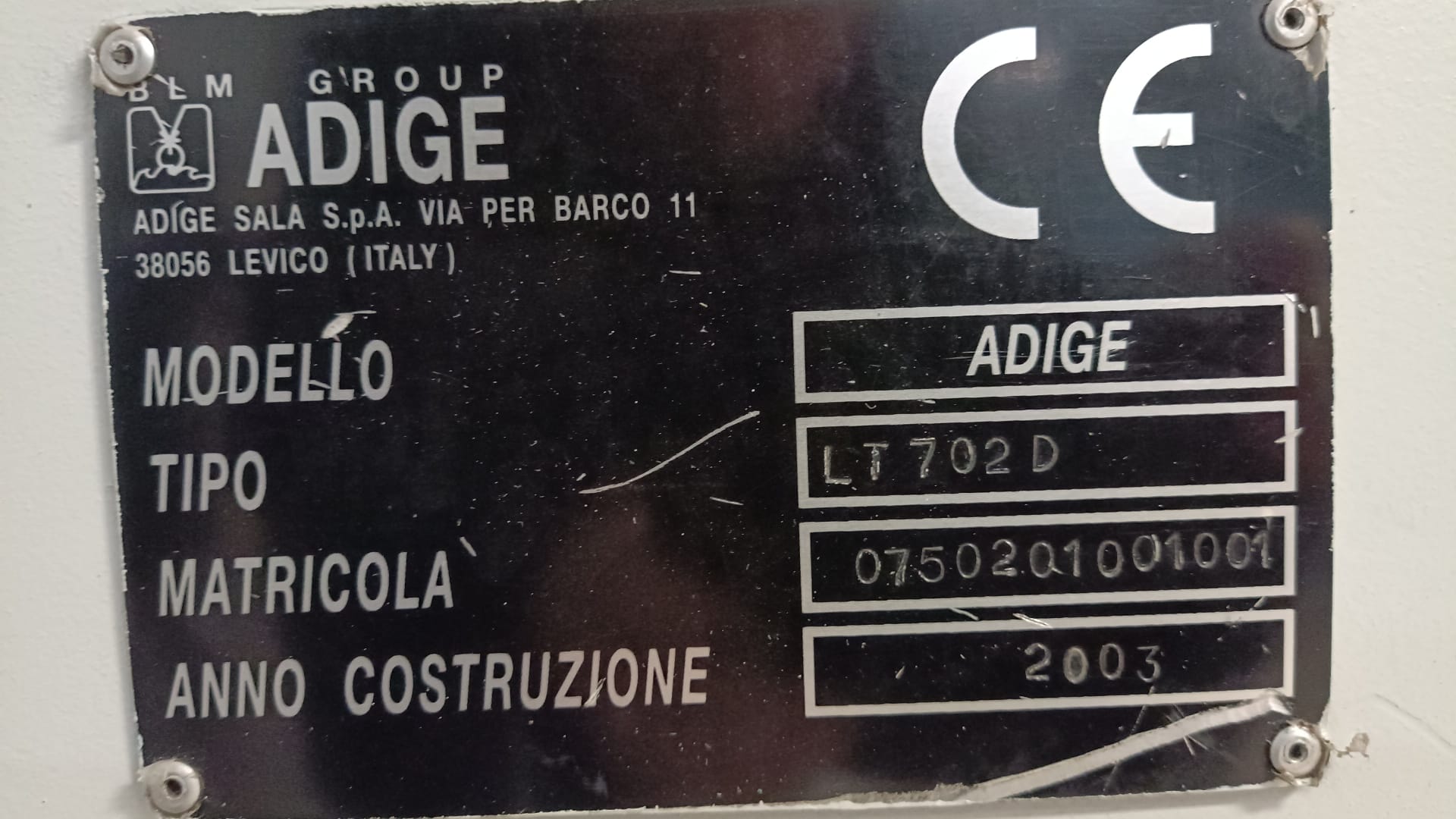 BLM Adige LT702 2004