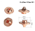 Dubbele high-speed nozzle rond