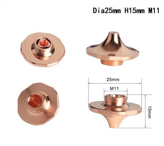 Dubbele high-speed nozzle rond