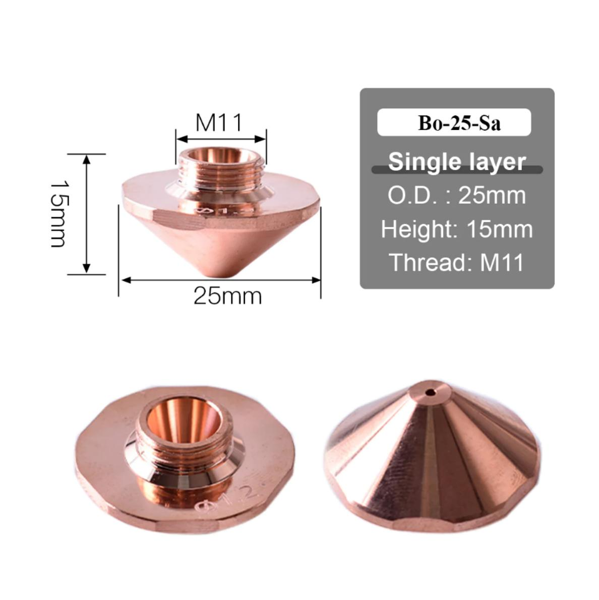 Enkele nozzle klein
