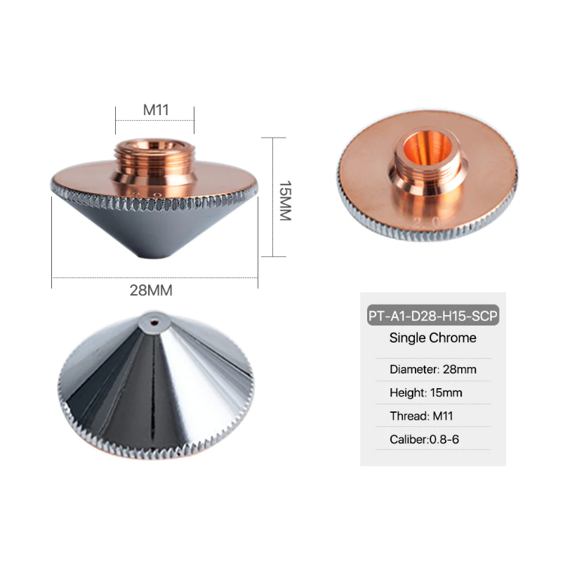 BLM  HP/N (CON) NOZZLE-CHROME