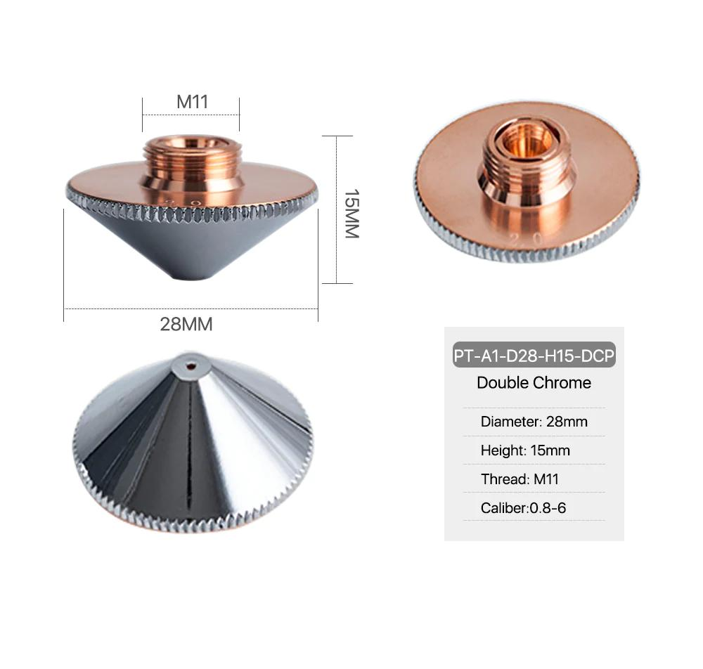 Precitec DE HP1.5" Double Nozzles Chrome