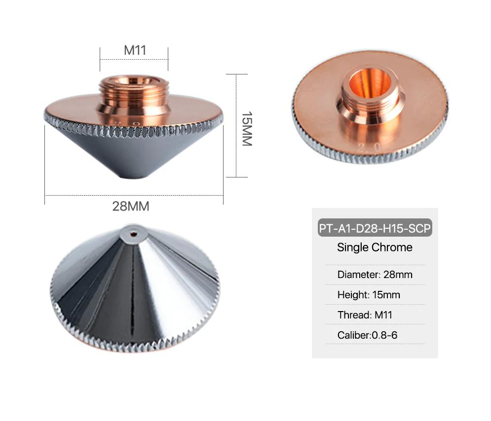 Precitec DE HP1.5" Nozzles Chrome