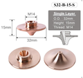 Enkele nozzle met trap