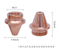 WSX SW-S Nozzles 14mm