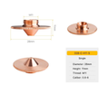 WSX WDZ-D Nozzles 28mm